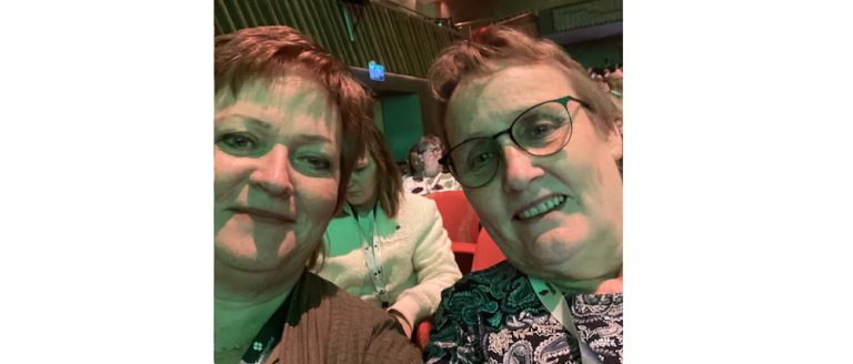 Dorya och Carina deltar på C-stämma i Karlstad