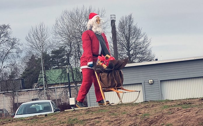 Tomten kom tidigt i år