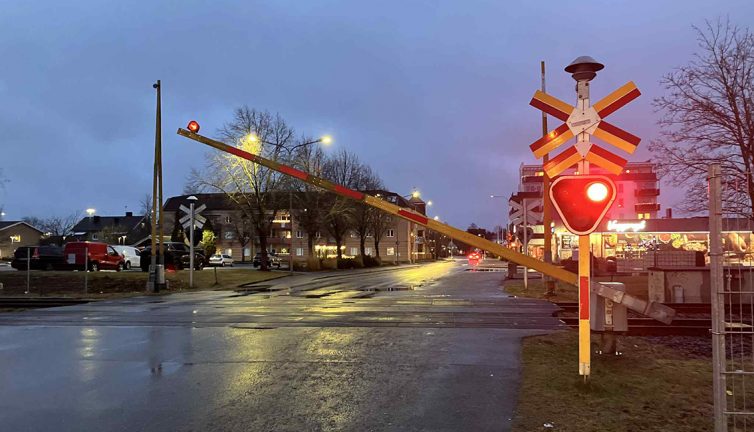 Vägbom hakade upp sig