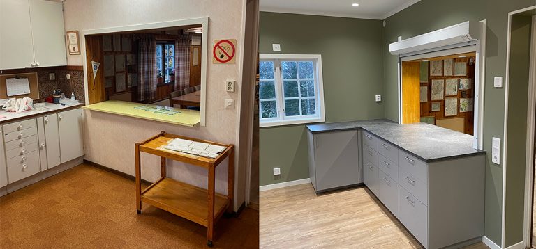 Köket – före och efterbilder