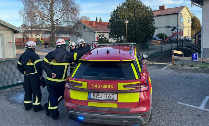 Rökutveckling orsakade pådrag