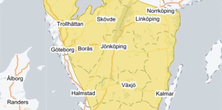 SMHI varnar: plöstlig ishalka