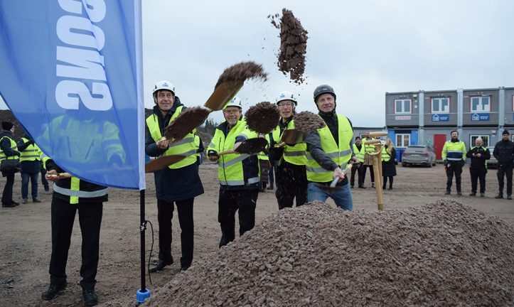 Första spadtaget för Postnord – största anläggningen i landet