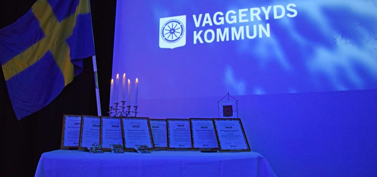 Högtidligt vid prisceremonin