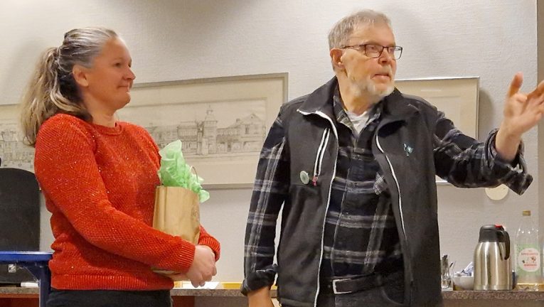 Roger omvaldes och Martina avtackades