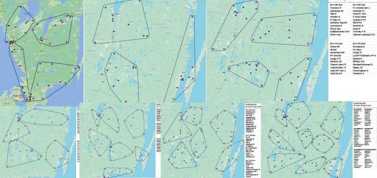 Så här är lagen indelade i fotbollen
