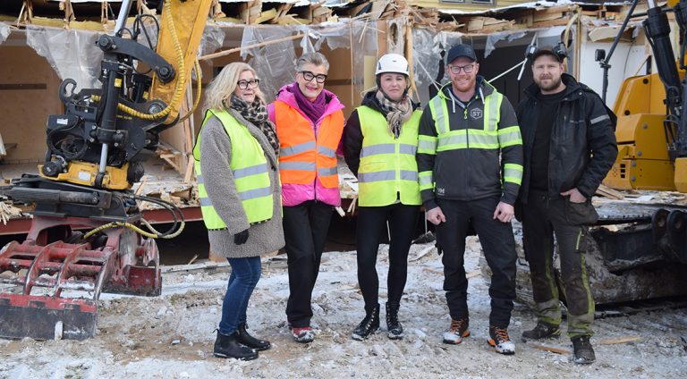 Startskottet för nya projektet på Movalla