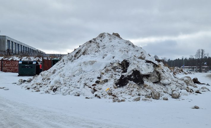 Har kommunen någon snötipp?