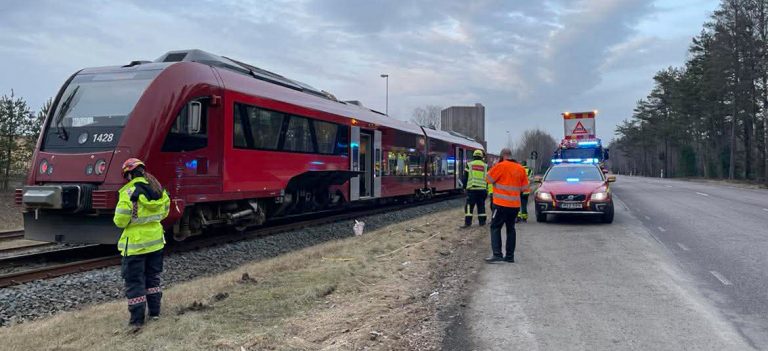 Befarad brand i tåg