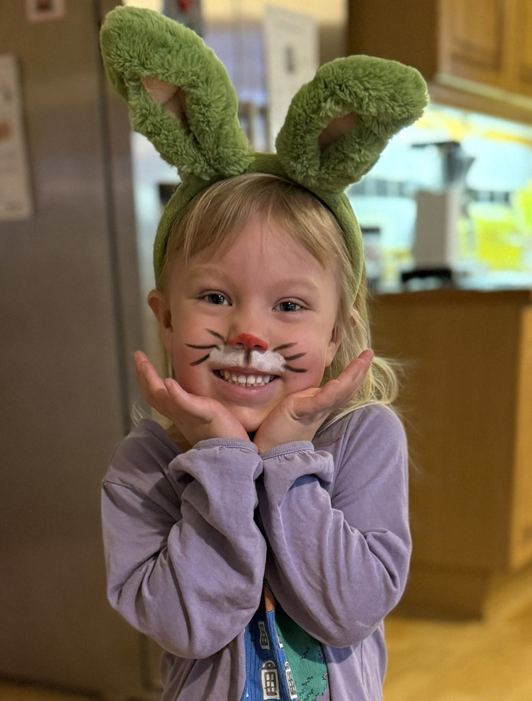 Bild på Ingrid Sjökvist som fyller 5 år.