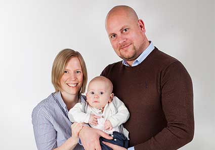 Anne och Rickard fick sin Julius