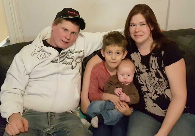 Hanna och Stefan fick en son