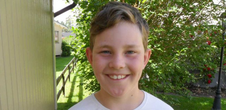 Hugo Wahlström 9 år