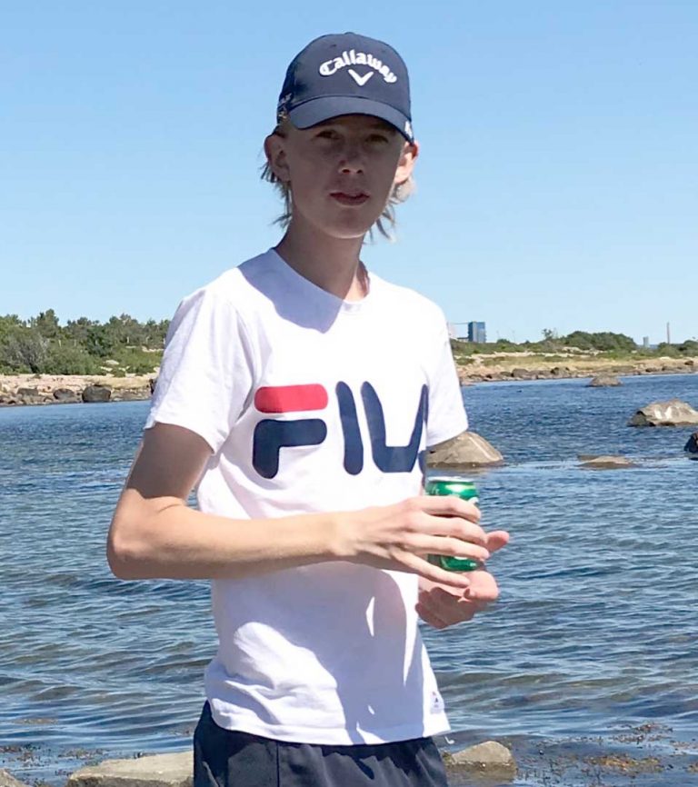 Rasmus Robertsson Holm 16 år