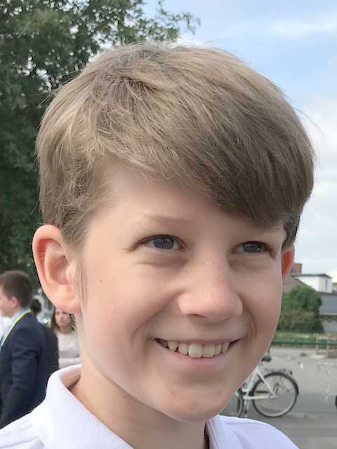 William Robertsson Holm 14 år