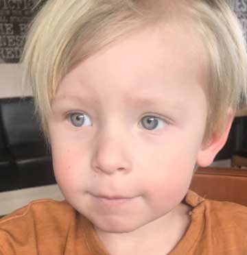 Charlie Ahlqvist 3 år