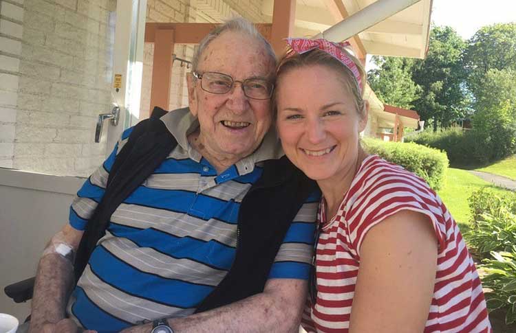 Lisa minns sin farfar Rolf