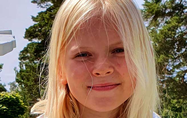 Meja Sandahl 9 år