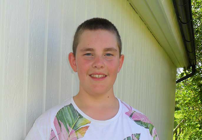 Hugo Wahlström 12 år