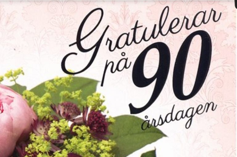 Solveig Karlsson 90 år