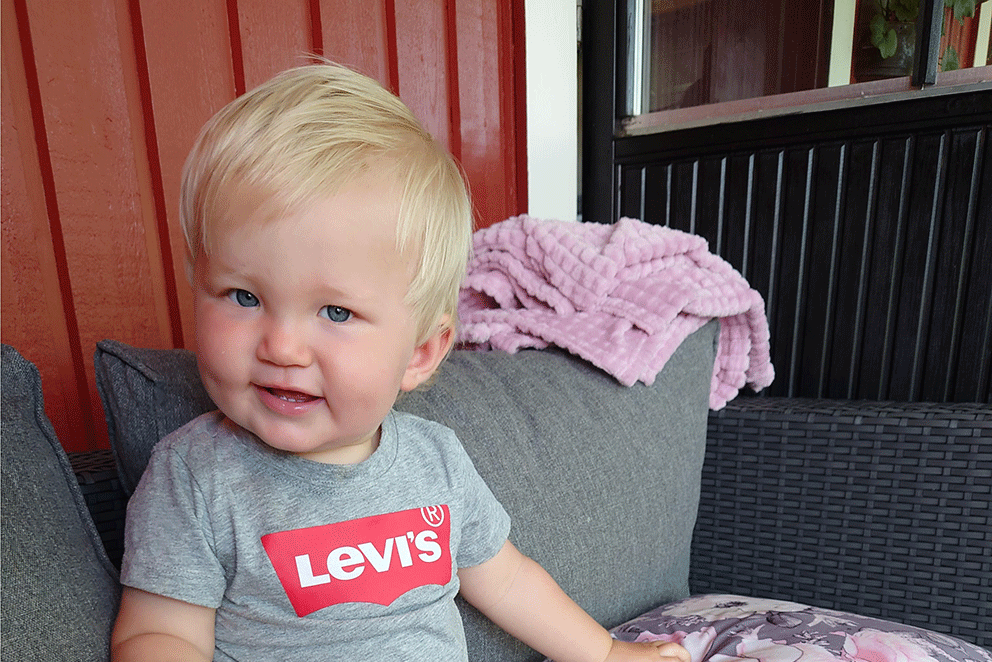 Gustav Sandberg 1 år