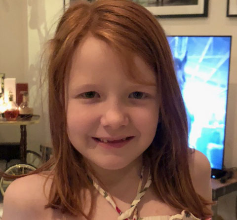 Dahlia Broström-Lindblad 7 år